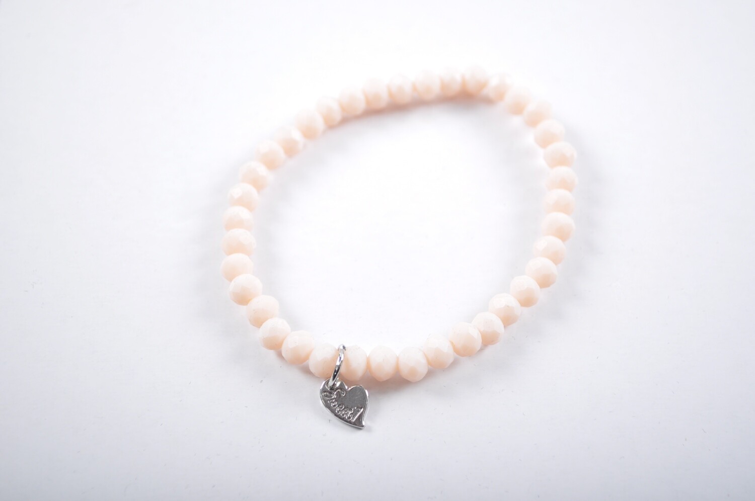 Kralen armband | Beige