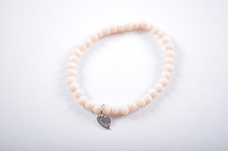 Kralen armband | Beige