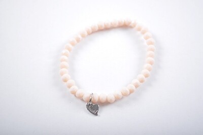 Kralen armband | Beige