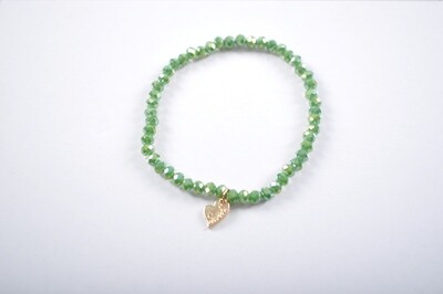 Kralen armband | Groen