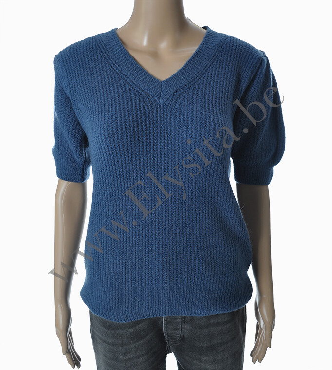 Gebreide trui | Blauw