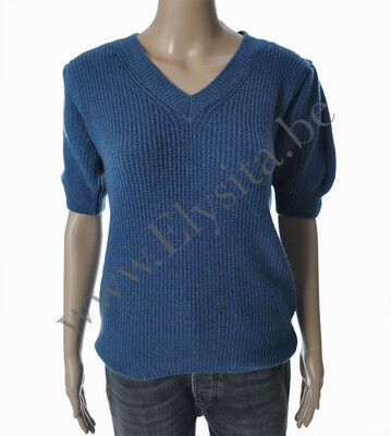 Gebreide trui | Blauw