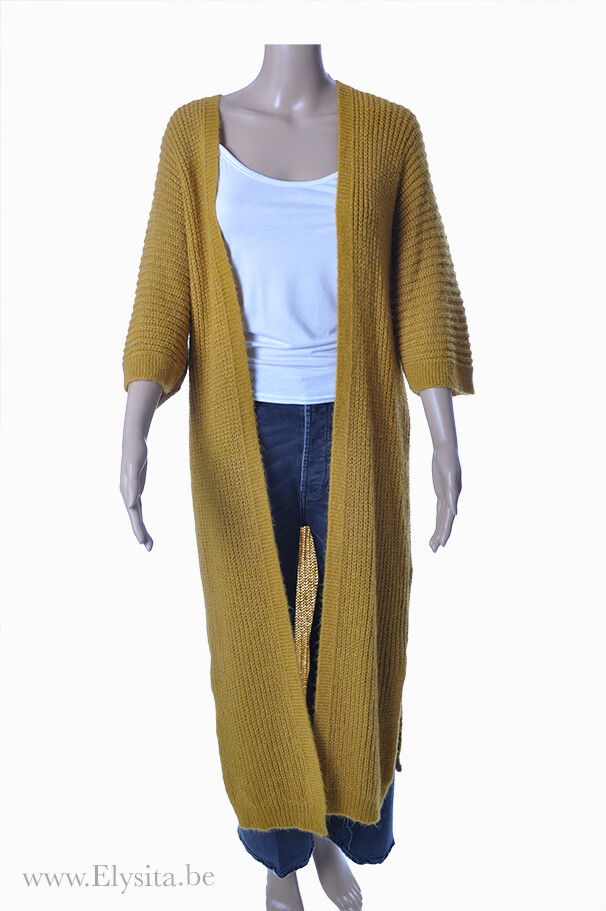 Cardigan | Okergeel