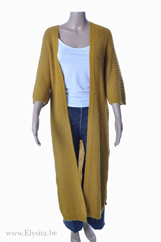 Cardigan | Okergeel