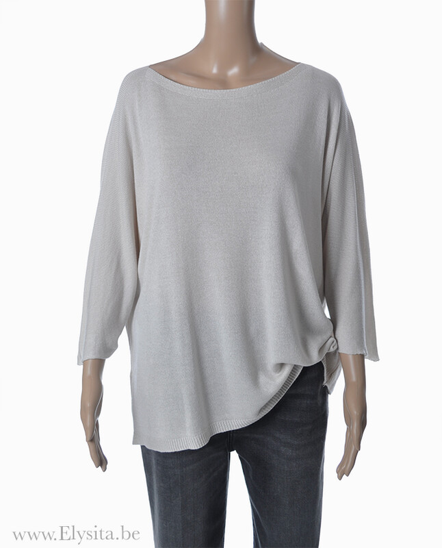 Losse boothalstrui | Beige