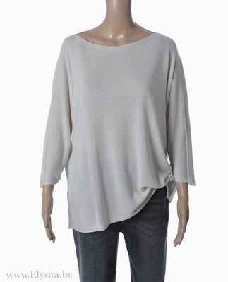 Losse boothalstrui | Beige