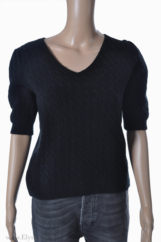 Gebreide trui | Zwart