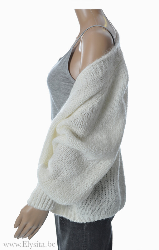Cardigan van Wolmix | Wit