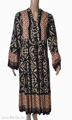 Oversized jurk met print | Meerkleurig