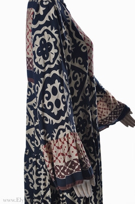 Oversized jurk met print | Meerkleurig