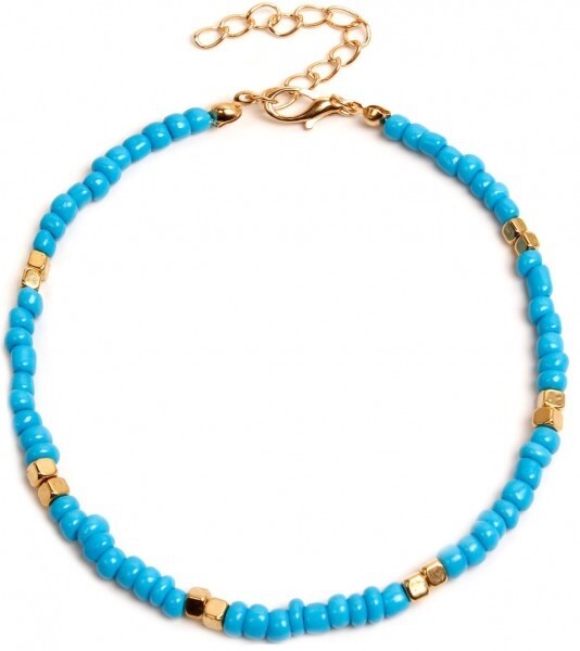 Enkelbandje beads | Turquoise