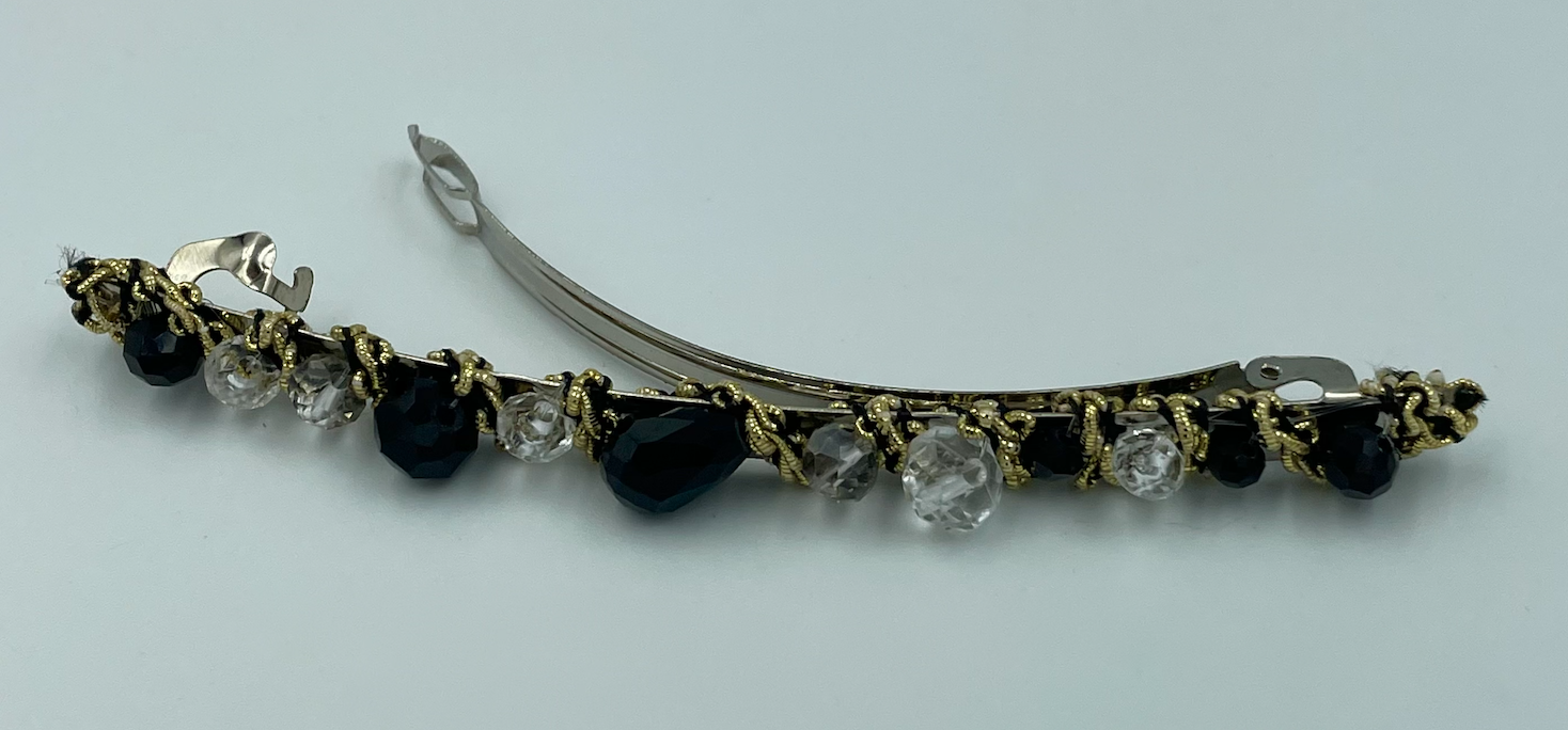 Luxe haarklem | Zwart