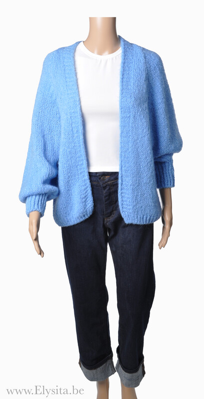Cardigan van Wolmix | Hemelsblauw