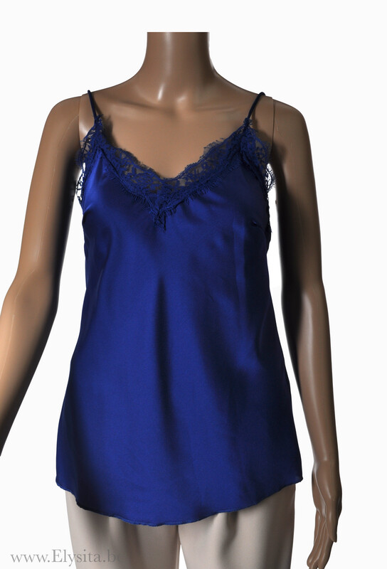 Kanten Topje | Azureblauw