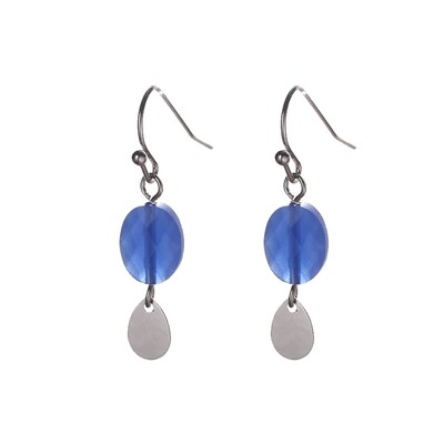 Oorbellen | Blauw