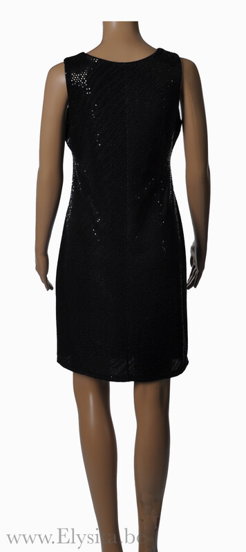 Pailletten jurk | Zwart