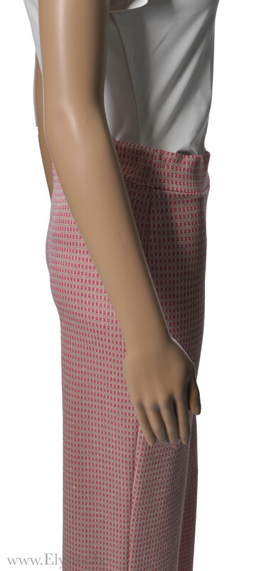 Broek met retro print | Rood