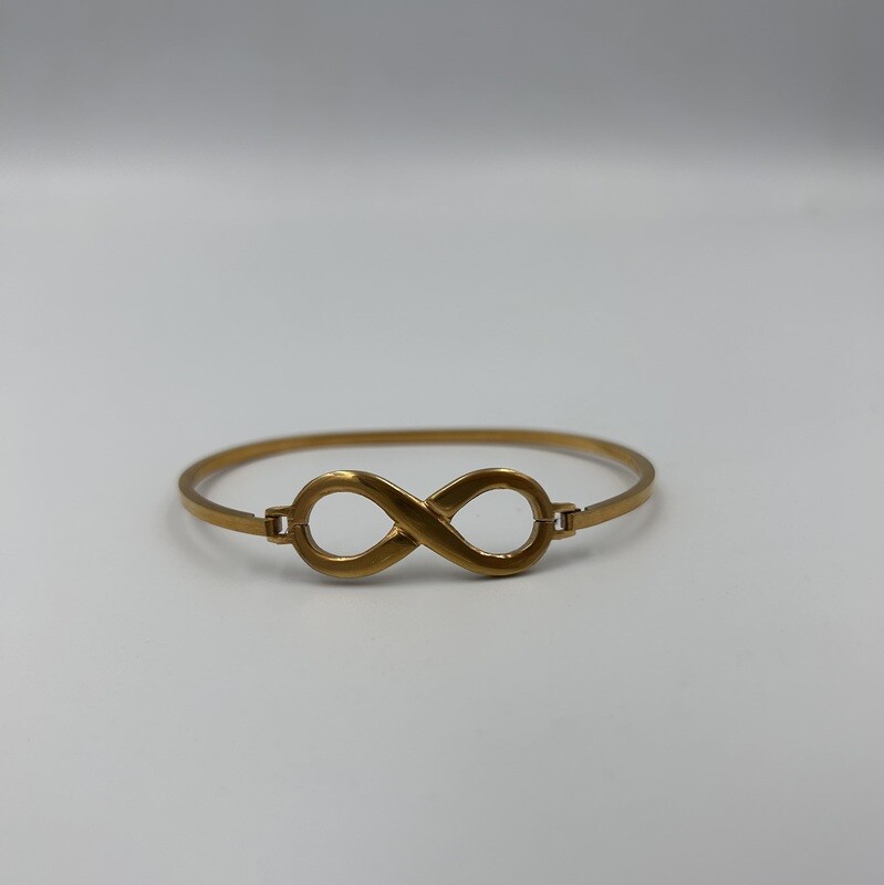 Goudkleurig oneindigheidsteken armband