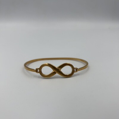 Goudkleurig oneindigheidsteken armband