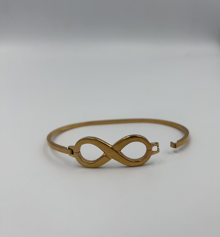 Goudkleurig oneindigheidsteken armband