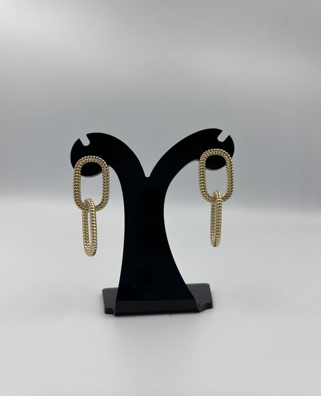 Goudkleurig Schakel oorbellen