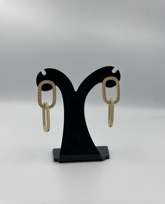 Goudkleurig Schakel oorbellen