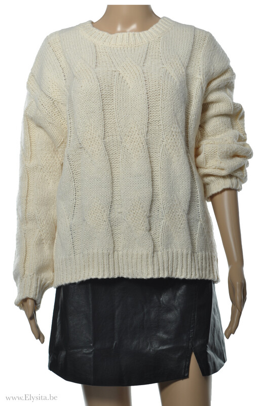 Kabeltrui met Ronde hals