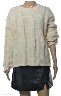 Kabeltrui met Ronde hals