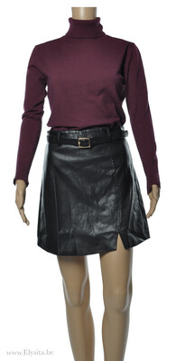 Rolkraagtrui / Aubergine