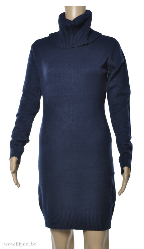 Gebreide Jurk met Rolkraag