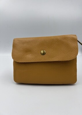 Lederen Portemonnee | Geel