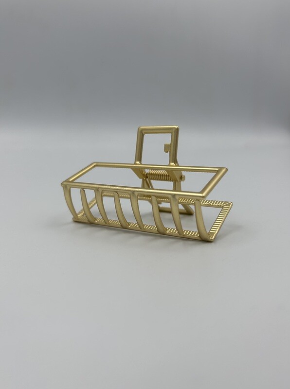 Haarklem rechthoek | Goudkleur