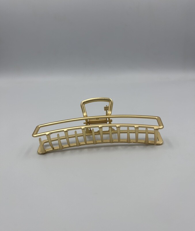 Grote rechthoekige haarklem | Goudkleur