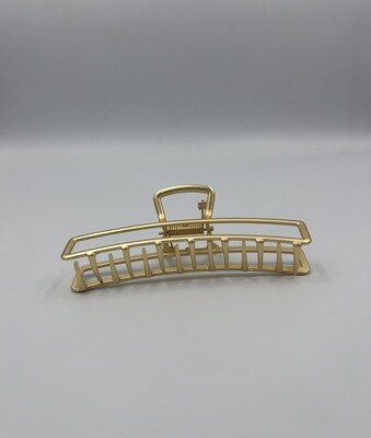 Grote rechthoekige haarklem | Goudkleur