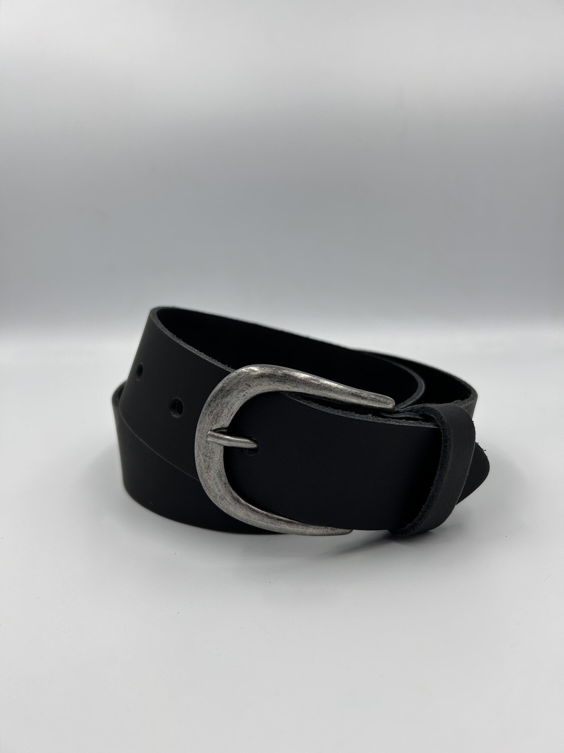 Echt Leren Herenriem | Zwart