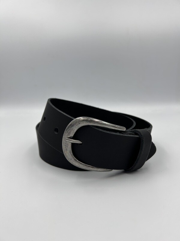 Echt Leren Herenriem | Zwart