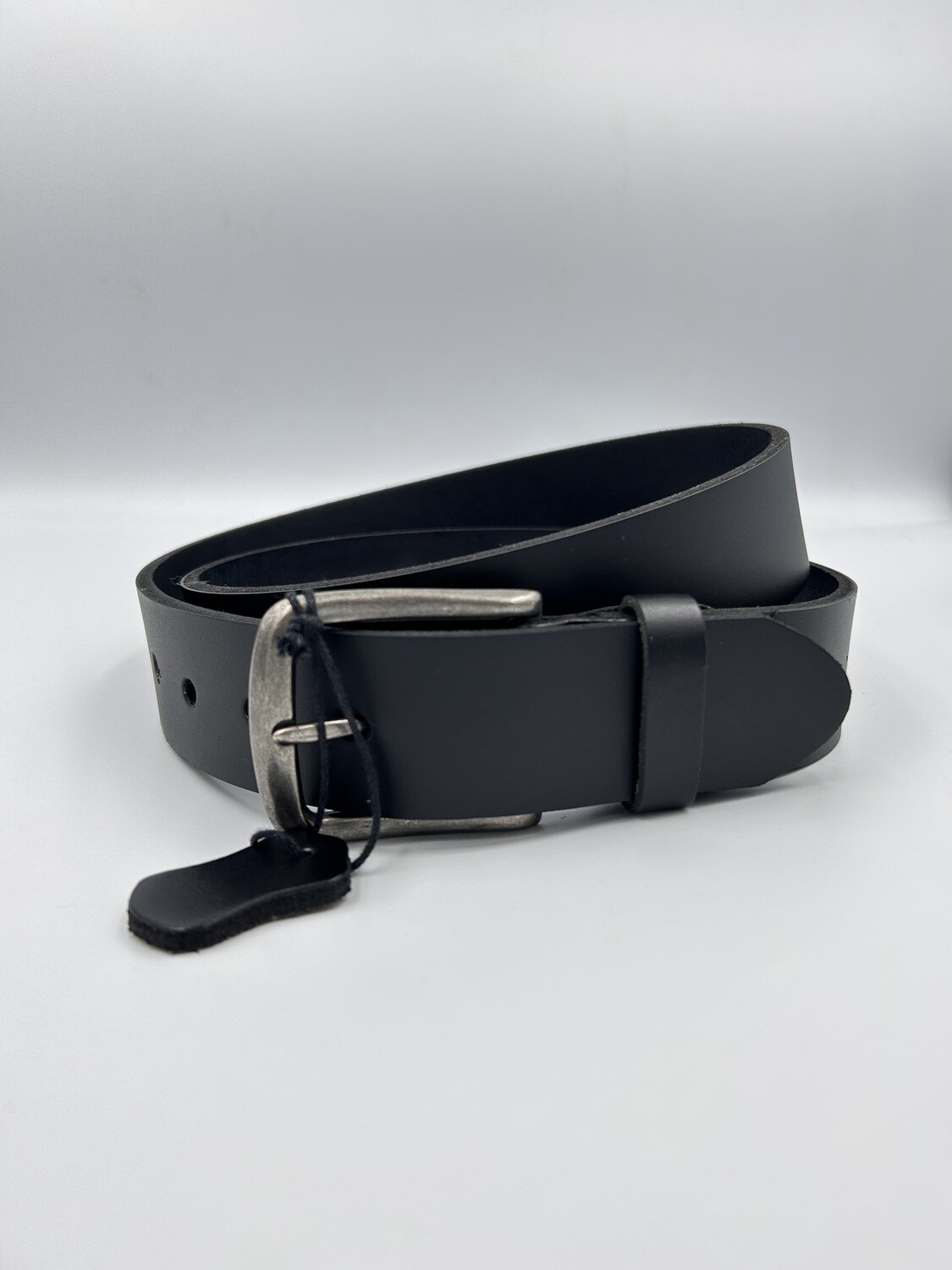 Echt Leren Herenriem | Zwart