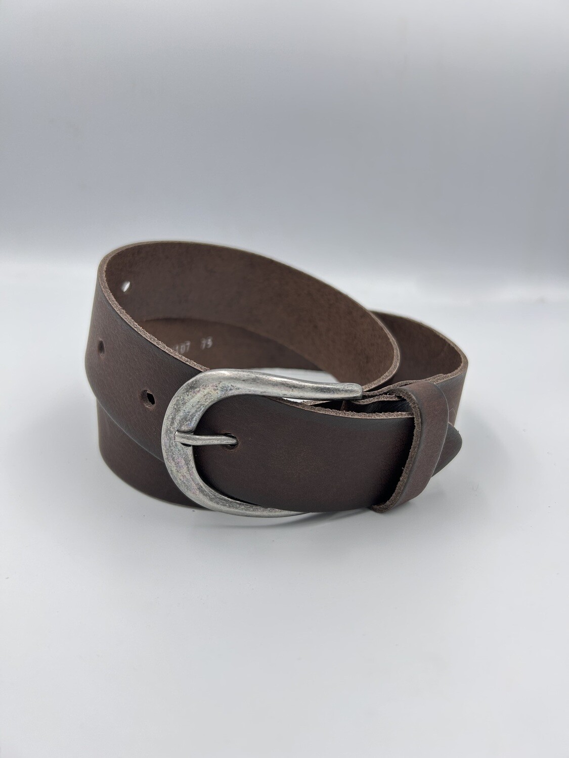 Echt Leren Herenriem | Donkerbruin