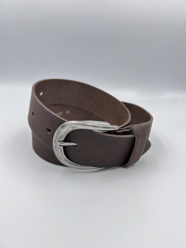 Echt Leren Herenriem | Donkerbruin