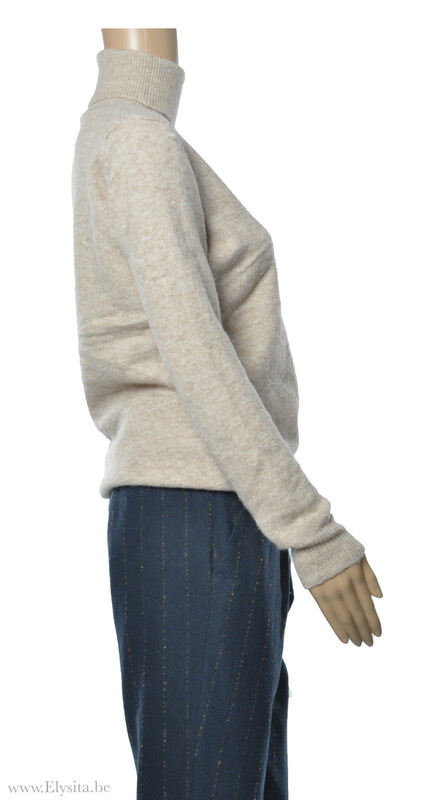 Rolkraagtrui / Beige