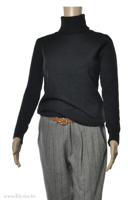 Rolkraagtrui / Zwart