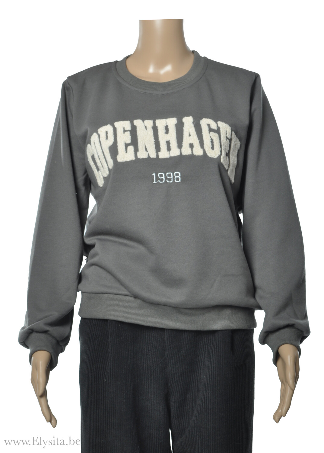 Sweater Copenhagen Tekst / Grijs