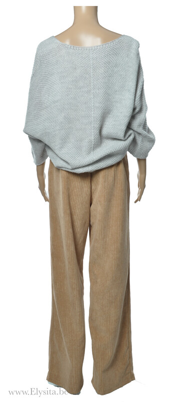 Ribfluweel Broek / Beige