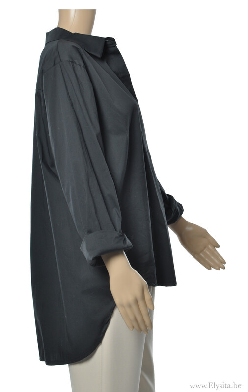 Oversized Zwarte Hemd