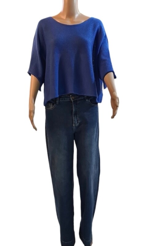 Trui 3/4 mouwen - Blauw