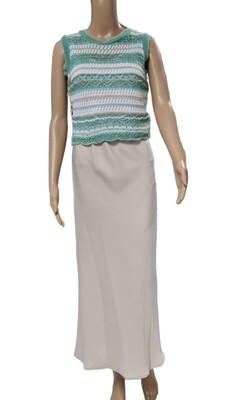 Satijnen Rok - Beige