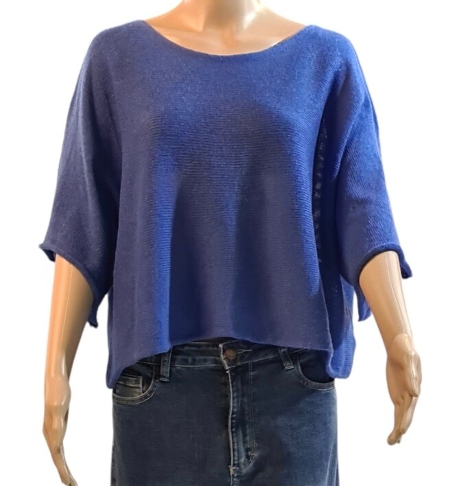 Trui 3/4 mouwen - Blauw