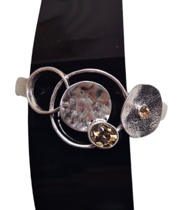 Zilveren design armband