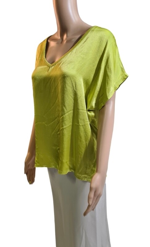Blouse korte mouwen - Pistachegroen