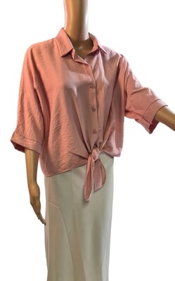 Zachte blouse / Roos